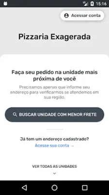 Pizzaria Exagerada android App screenshot 4